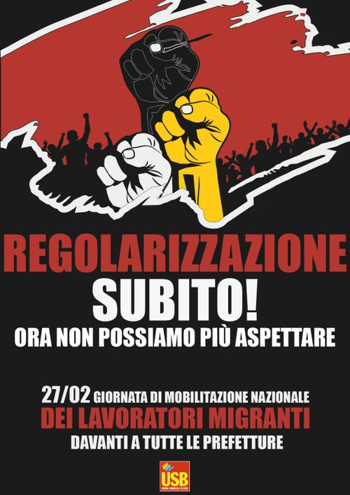 REGOLARIZZAZIONE SUBITO!