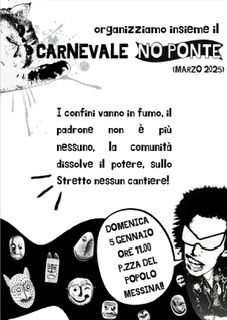 ORGANIZZIAMO INSIEME IL CARNEVALE NO PONTE/ASSEMBLEA PUBBLICA