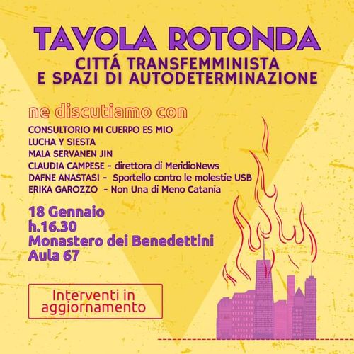 Tavola rotonda - città transfemminista e spazi di autodeterminazione 