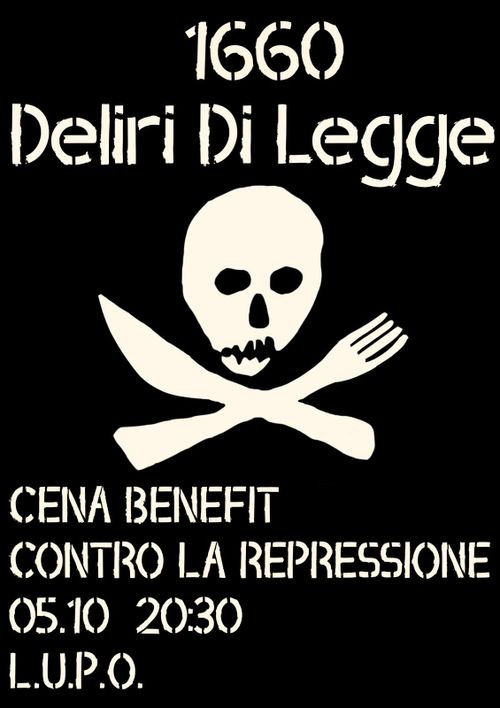 CENA BENEFIT INGUAIATX CON LA LEGGE 