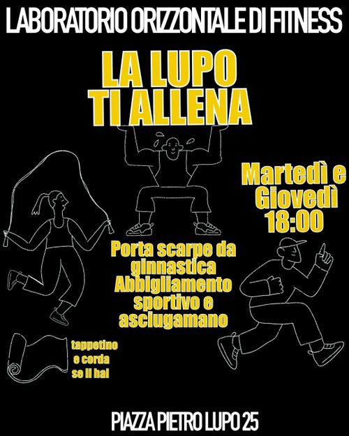 LA  L.U.P.O. TI ALLENA fitness Tabata 