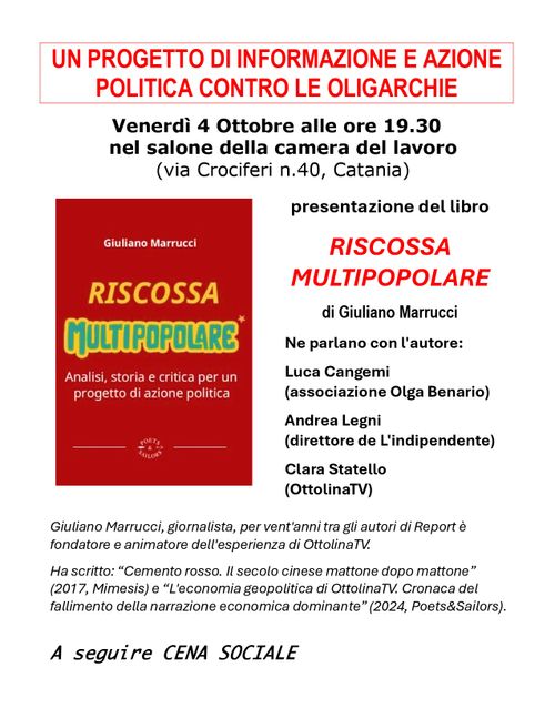 Un progetto di informazione e azione politica contro le oligarchie