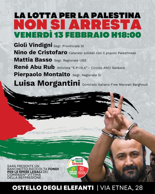La lotta per la Palestina non si arresta