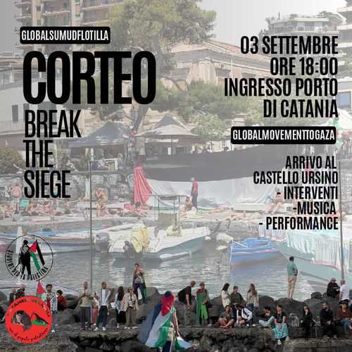 Mobilitazione a sostegno della 𝐆𝐥𝐨𝐛𝐚𝐥 𝐒𝐮𝐦𝐮𝐝 𝐅𝐥𝐨𝐭𝐢𝐥𝐥𝐚