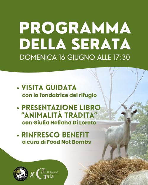 Alla scoperta dell'animalità. Presentazione libro "Animalità tradita. Le origini dello specismo" con Giulia Heliaha Di Loreto