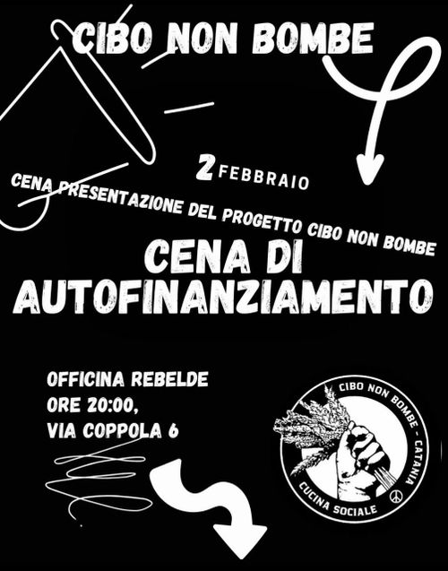 Presentazione del progetto Cibo Non Bombe (Food Not Bombs)